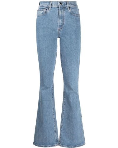 Le Jean Flared Jeans - Blauw