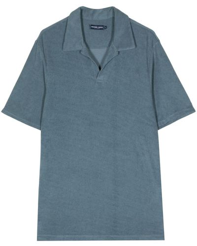 Frescobol Carioca Faustino Cotton-blend Polo Shirt - Blue