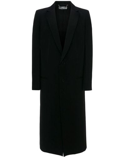 JW Anderson Long-length Single-breasted Coat - Black
