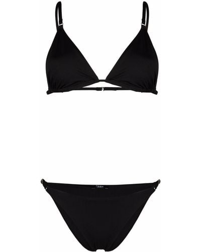 Noire Swimwear Bikini con copa triangular - Negro