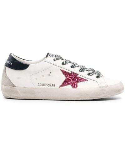 Golden Goose Superstar レザー スニーカー - ピンク