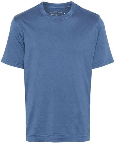 Fedeli Katoenen T-shirt - Blauw