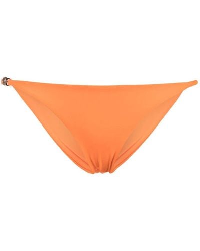 Versace Allover Invisible Bikini Bottoms - Orange