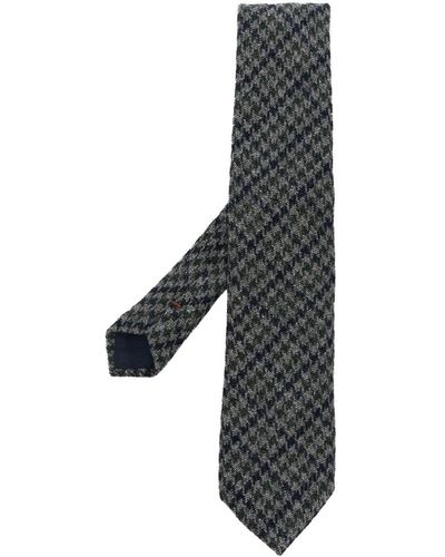 Altea Houndstooth Pattern Tie - Grey
