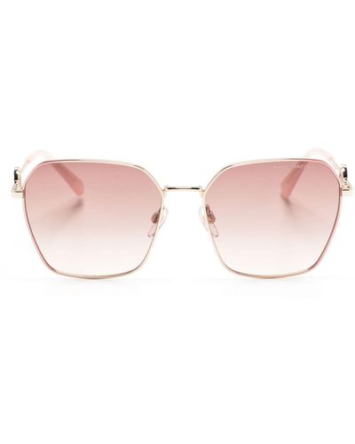 Marc Jacobs Lunettes de soleil à monture géométrique - Rose