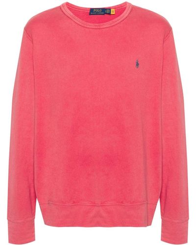 Polo Ralph Lauren Sweatshirt mit Polo Pony-Stickerei - Pink