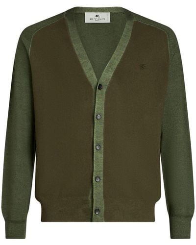 Etro Cardigan en laine vierge - Vert