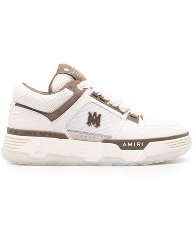 Amiri Ma-1 Leather And Mesh Low-top Trainers - White
