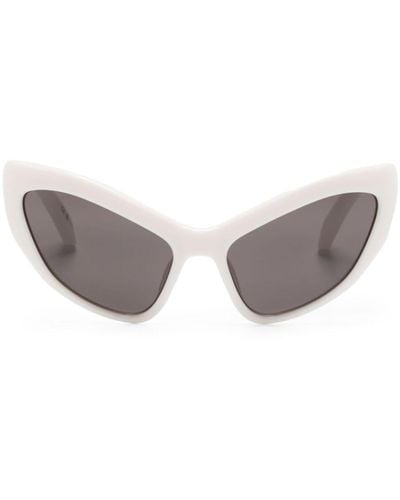 Balenciaga Sonnenbrille mit Oversized-Gestell - Grau