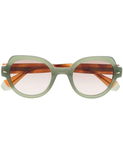 Gigi Studios Magguie Round-frame Sunglasses - Brown