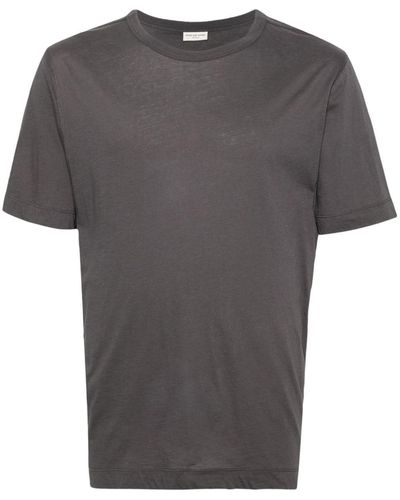 Dries Van Noten Crew-neck Cotton T-shirt - Gray