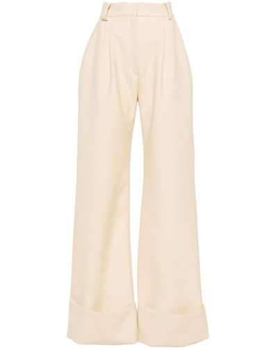 Concepto Fortress High-waist Wide-leg Trousers - Natural