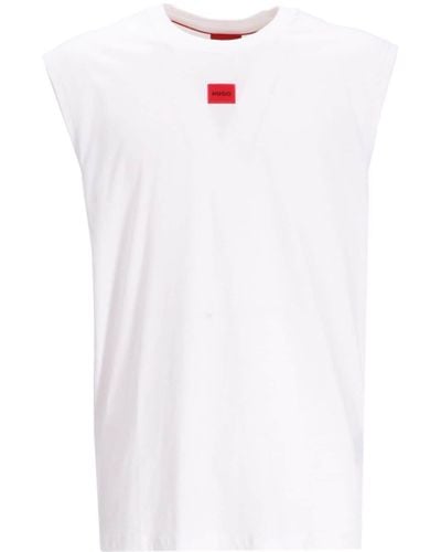 HUGO Camiseta Dankto241 - Blanco