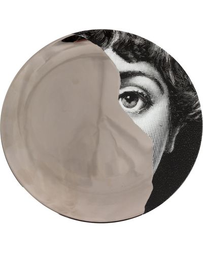 Fornasetti Print T&V wall plate - Gris
