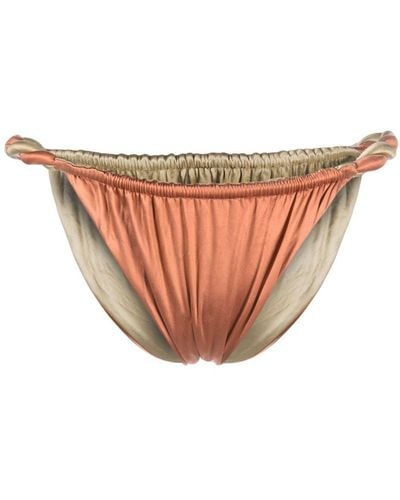 Isa Boulder Rope Reversible Bikini Bottom - Pink