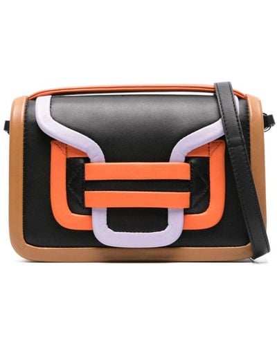 Pierre Hardy Small Alpha Leather Crossbody Bag - Orange