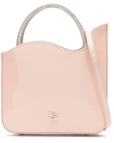 Le Silla Ivy Patent-leather Shoulder Bag - Pink