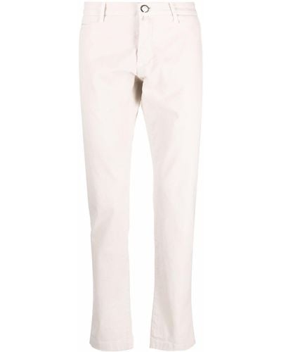 Jacob Cohen Pantalones chinos con cuatro bolsillos - Blanco