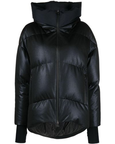 Herno Hooded feather-down coat - Nero