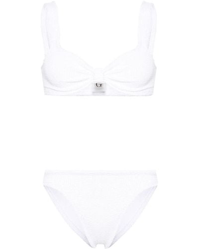 Hunza G Bonnie Two-pieces Bikini Set - White