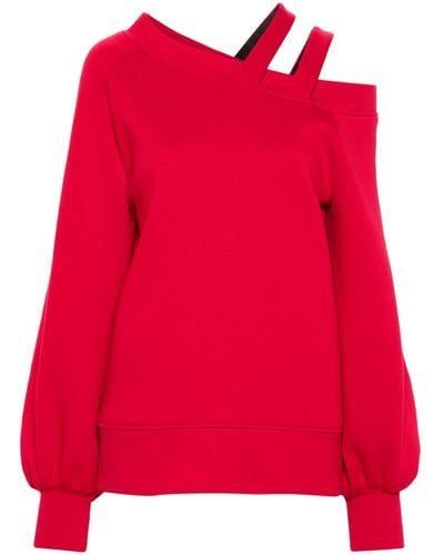 Ioana Ciolacu Sonia Drop-shoulder Sweatshirt - Red