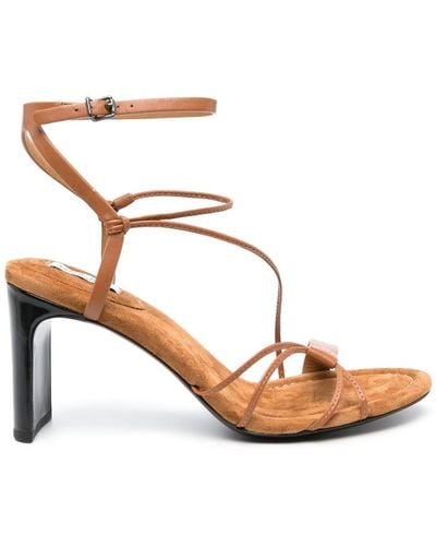 Rag & Bone 90mm Open-toe Leather Sandals - Metallic