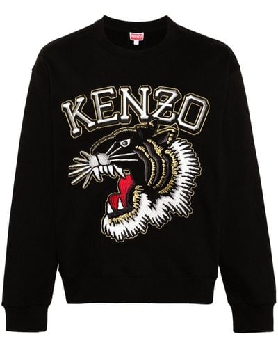 KENZO Tiger Varsity Sweatshirt - Schwarz
