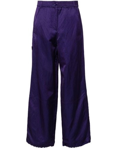 Dorothee Schumacher Slouchy Coolness Straight-leg Trousers - Blue