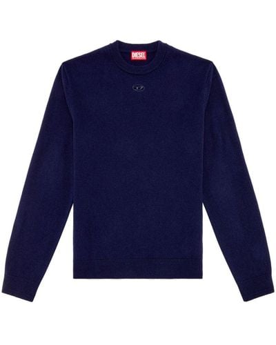 DIESEL K-vieri Wool Sweater - Blue