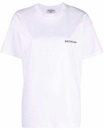 Balenciaga Logo-print T-shirt - White