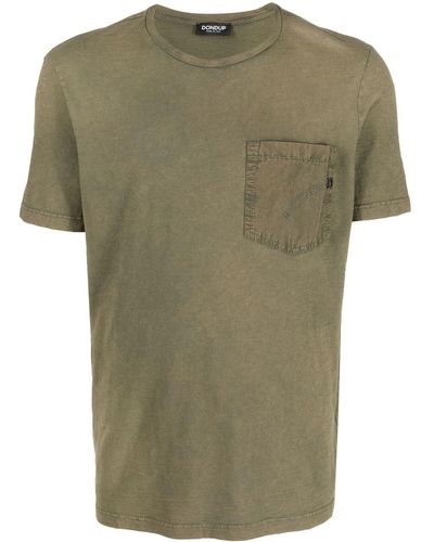 Dondup T-shirt à poche poitrine - Vert