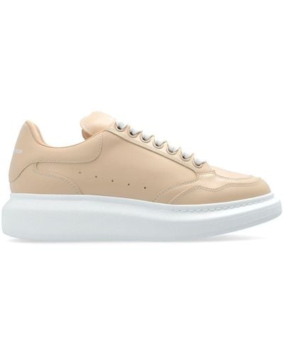 Alexander McQueen Calf Leather Trainers - White