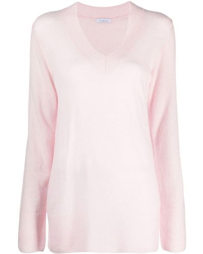 Malo Cashmere-blend V-neck Jumper - Pink