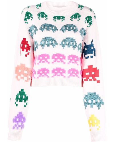 Stella McCartney Jumpers Red - Multicolour