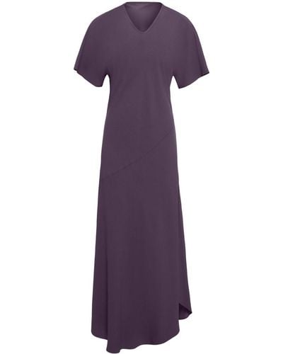 UMA | Raquel Davidowicz Mica Asymmetric Maxi Dress - Purple