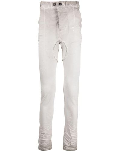 Boris Bidjan Saberi Skinny-cut Denim Jeans - White