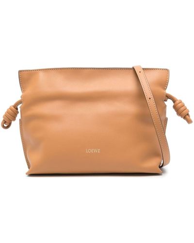 Loewe フラメンコ レザーショルダーバッグ - ブラウン