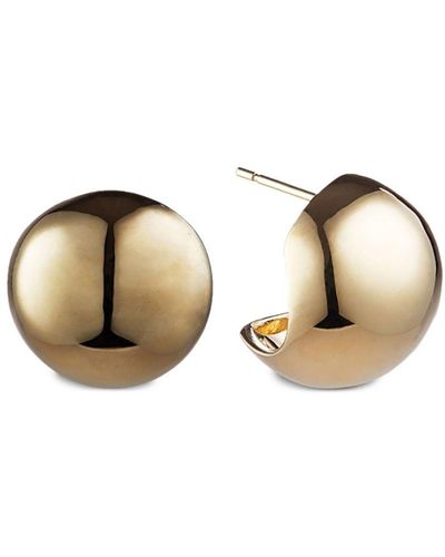 Otiumberg Boule Polished Stud Earrings - Natural