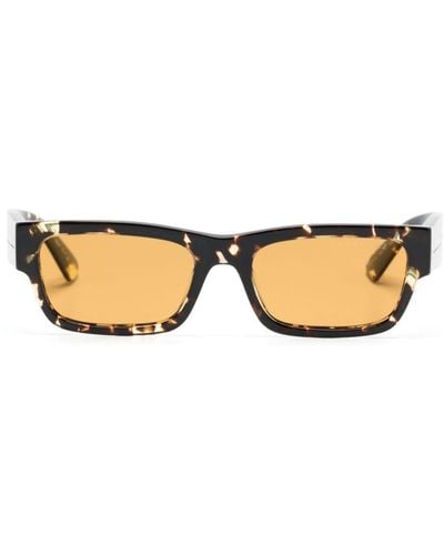 Prada Tortoiseshell Rectangle-frame Sunglasses - Natural