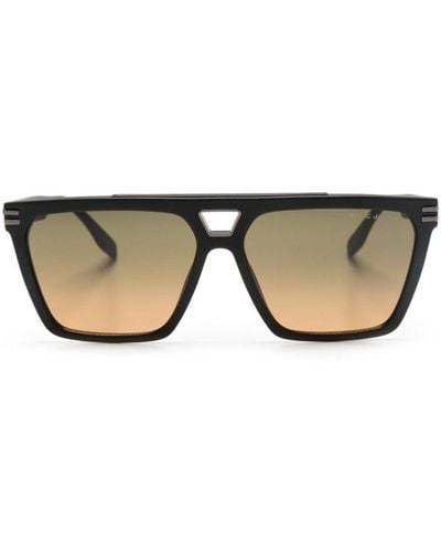 Marc Jacobs Gradient-lenses Pilot-frame Sunglasses - Natural
