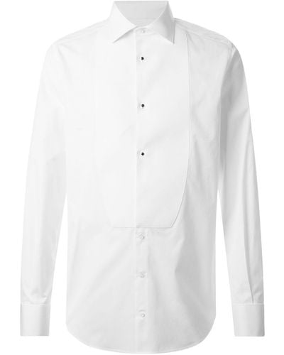 Dolce & Gabbana Classic Bib Shirt - White