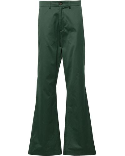 Societe Anonyme Pantalones Elegant Mark acampanados - Verde