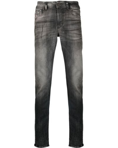 DIESEL 1979 Sleenker 09e70 Skinny Jeans - Gray