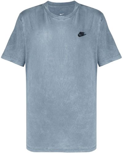 Nike アシッドウォッシュ Tシャツ - ブルー