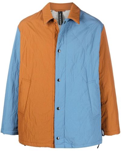 Mackintosh Gewatteerd Shirtjack - Blauw