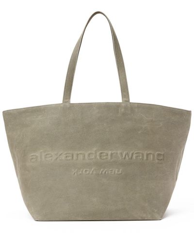 Alexander Wang Punch Cotton Tote Bag - Natural