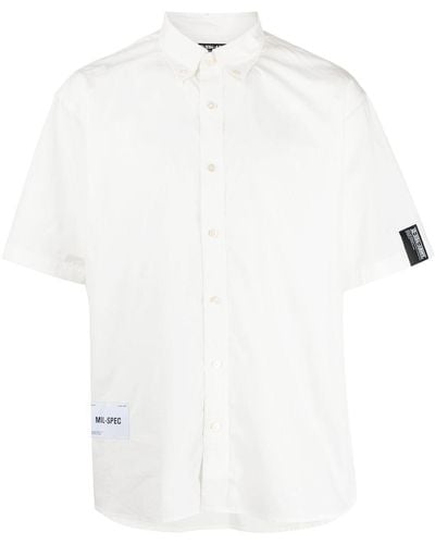 Izzue Chemise à patch logo - Blanc