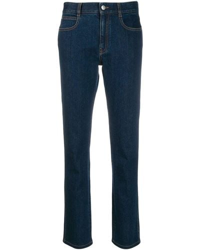 Stella McCartney Jeans mit schmalem Bein - Blau