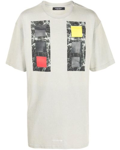 A_COLD_WALL* T-shirt Met Grafische Print - Grijs