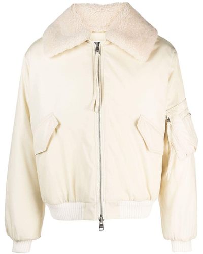 Ami Paris Chaqueta bomber Boxy - Neutro